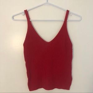 h&m rib-knit tank top
